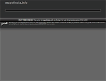 Tablet Screenshot of mapofindia.info